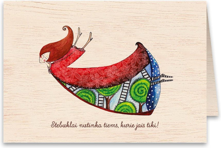 Atvirukas Stebuklai nutinka tiems, kurie jais tiki!