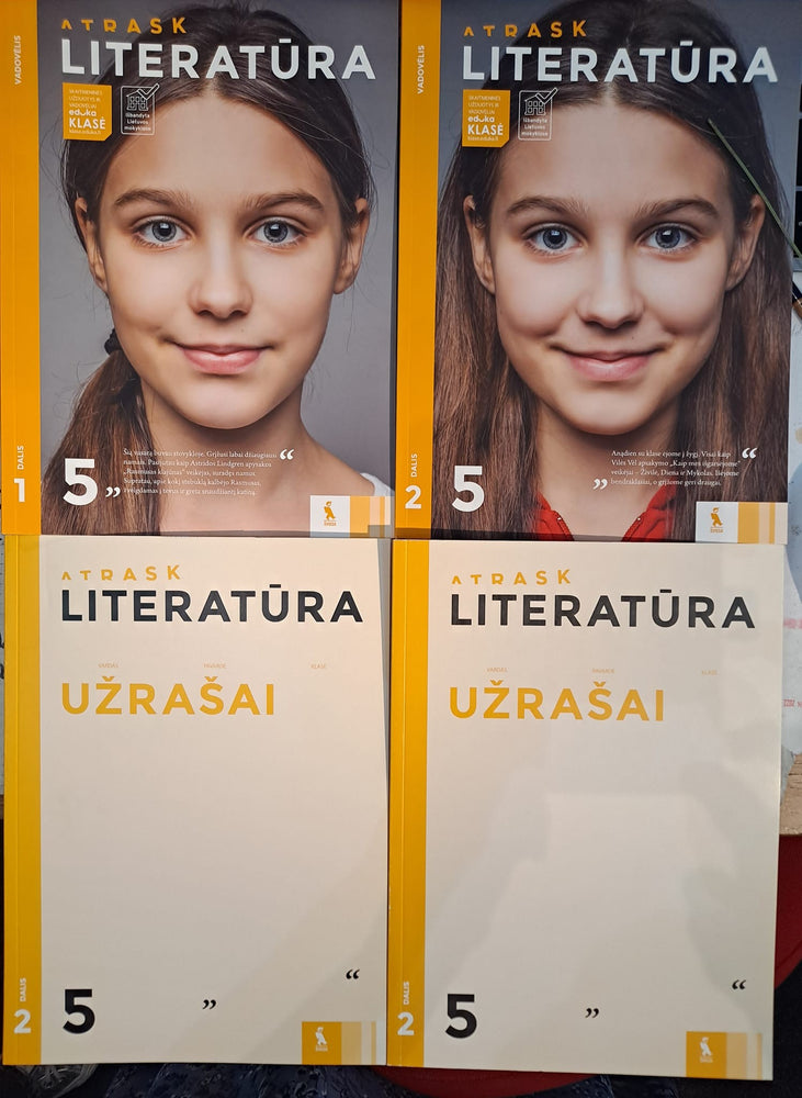 Naudužienė V. Meškėlienė Ž. Gustaitienė A. Truskauskienė V. Serija „Atrask“ 5 klasė. Literatūra 2 dalys